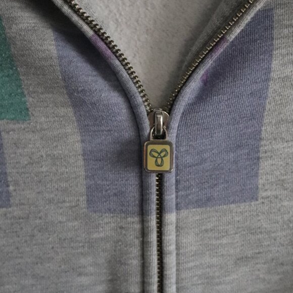 Tna Womens Grey Sz M Full Zip Long Drawstring Comfy Hooded Fleece Sweater - Picture 5 of 14